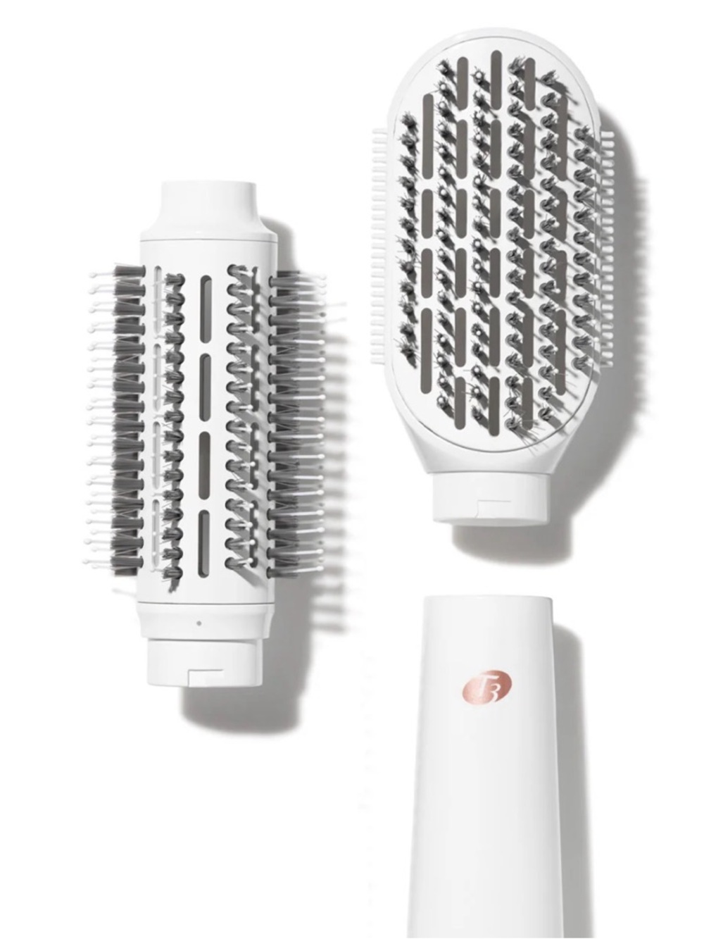 T3 AIREBRUSH DUO White & rose gold Interchangeable Hot Air Brush Brush like new